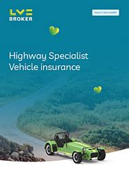 highway specialist vehicle insurance.